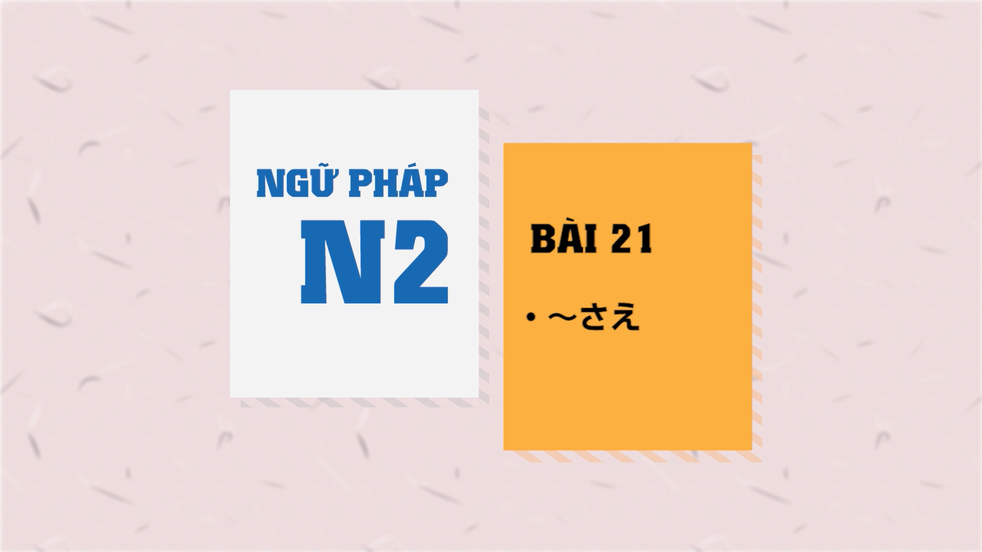 [Ngữ pháp N2] Bài 21: 〜さえ