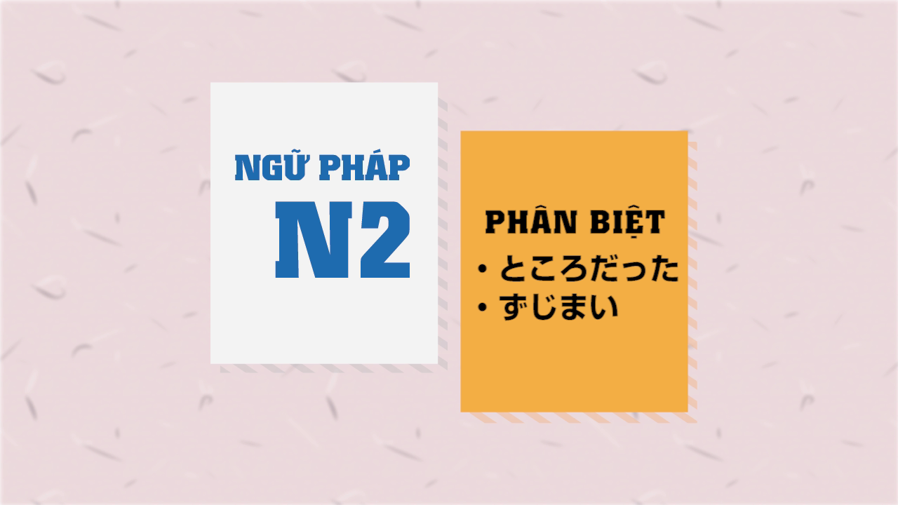 [Ngữ pháp N2] ところだった・ずじまい